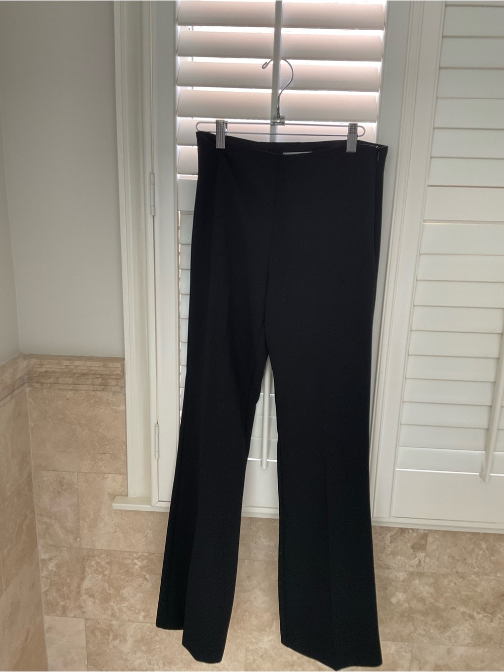 Trina Turk Black Stretch Flare Pants